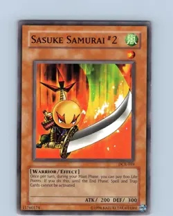 Yu-Gi-Oh TCG Sasuke Samurai #2 DCR-059 Unlimited Regular Common Card LP - Image 1