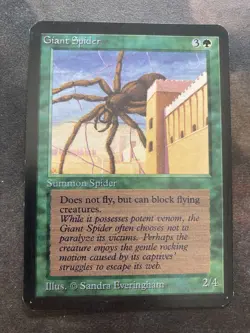 *** ALPHA Giant Spider *** NM Near Mint - DUTY FREE - Magic MtG - Image 1