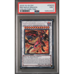 RED NOVA DRAGON COLLECTORS TINS 2010 YU-GI-OH! #EN005 MINT 9 - Image 1