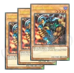 Yugioh - Vorse Raider x 3 - 1st Edition Ultra Rare NM - Free Holographic Card - Image 1