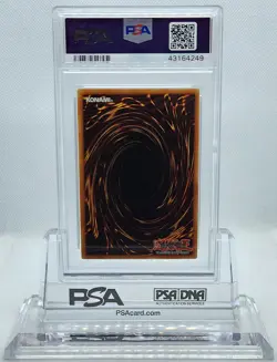 YUGIOH LOB-E000 TRI-HORNED DRAGON SECRET RARE HOLO FOIL PSA 9 MINT #43164249 - Image 5