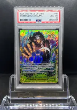 2025 One Piece Legacy of the Master Bartholomew Kuma OP12-119 English - PSA 10 - Image 5