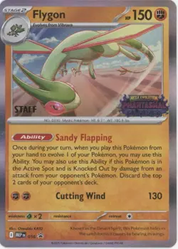 Flygon Pokemon Phantasmal Flames Staff Promo #016 - Image 1