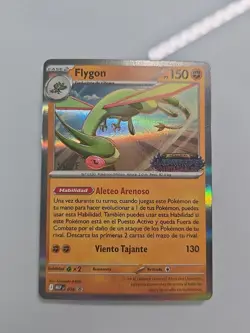 Portuguese Flygon Pokemon Phantasmal Flames Prerelease Staff Promo #016 - Image 1
