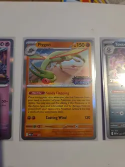 Pokemon TCG Flygon STAFF Promo Phantasmal Flames MEP 016 - Image 3