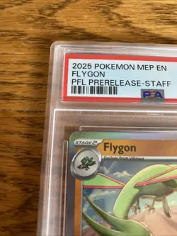 PSA 10 STAFF Flygon 016 Phantasmal Flames Prerelease Build Battle Promo Pokemon - Image 2
