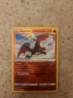 Pokemon TCG: Radiant Charizard Radiant Rare Cross Holo 020/159 Crown Zenith 2023 - Image 1