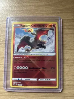 Radiant Charizard Crown Zenith Holo Card 020/159 Rare NEAR MINT! Pokemon TCG - Image 1