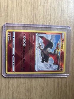 Radiant Charizard Crown Zenith Holo Card 020/159 Rare NEAR MINT! Pokemon TCG - Image 2