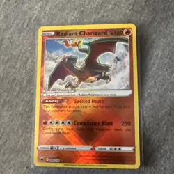 Radiant Charizard 020/159 Crown Zenith Holo Rare Shiny Pokemon TCG Card - Image 1