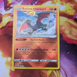 Pokemon Radiant Charizard TCG Crown Zenith Holo Card 020/159 Rare - Image 1