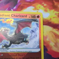 Pokemon Radiant Charizard TCG Crown Zenith Holo Card 020/159 Rare - Image 3