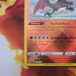Pokemon Radiant Charizard TCG Crown Zenith Holo Card 020/159 Rare - Image 5