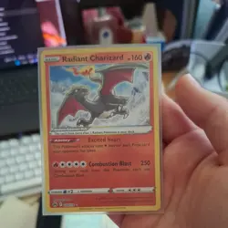 Pokemon TCG Radiant Charizard Crown Zenith 020/159 Holo Radiant Rare - Image 1