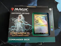 NEW AND SEALED MTG Lord of the Rings Elven Council Commander Deck- New & Sealed 195166205052 - Image 1