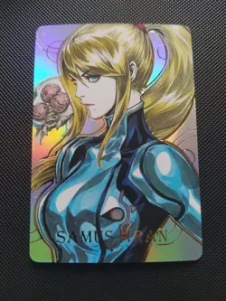 Anime Holo Waifu Card - Cardass Masters - Metroid - Samus Aran #16 - Image 1