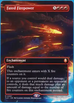 Fated Firepower (Borderless 297) Avatar: The Last Airbender NM (512521) ABUGames - Image 1