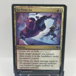 x4 Go Ninja Go U MTG Teenage Mutant Ninja Turtles M/NM, English - Image 1