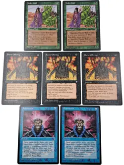 Magic The Gathering Card Lot Brainstorm and Tinder Wall (1) T2160 HS2 - Image 1