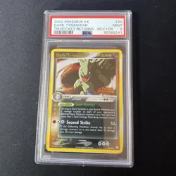 2004 POKEMON EX TEAM ROCKET RETURNS #20 DARK TYRANITAR-REVERSE FOIL PSA 9 - Image 1