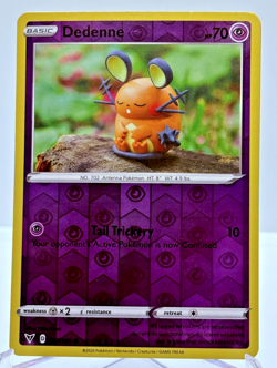Pokemon TCG Dedenne - Reverse Holo - 77/185 - Vivid Voltage - NEAR MINT - Image 1