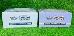 2x Pokemon Chilling Reign Elite Trainer Box ETB Set Lot of 2 Sealed - Image 2