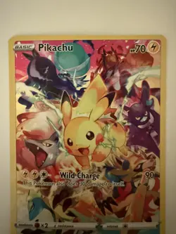 Pokemon TCG Pikachu 160/159 Crown Zenith Secret Rare Full Art Holo Card - NM - Image 2