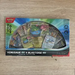 Pokemon Venusaur EX & Blastoise EX Premium Collection Box Promo Booster - Image 1