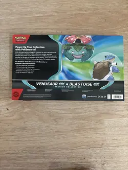 Pokemon Venusaur EX & Blastoise EX Premium Collection Box Promo Booster - Image 2