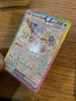 NM! Eevee ex (167/131) Prismatic Evolutions Special Illustration Pokemon Card! - Image 4
