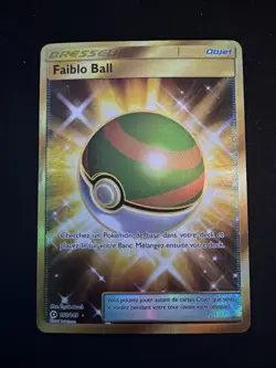 Pokemon TCG Nest Ball Scarlet & Violet Trainer Hyper Rare Gold, 255/198 - Image 1