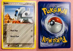 Aron | 58/110 | EX Holon Phantoms | 2006 Vintage Non Holo Pokemon Card | LP - Image 3