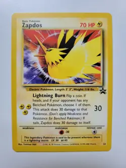 Zapdos - No. 23 Black Star Promo Pokemon - Near Mint - Image 1