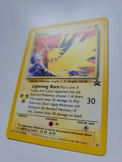 Zapdos - No. 23 Black Star Promo Pokemon - Near Mint - Image 2