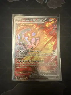 Pokemon TCG Team Rockets Moltres EX Card 229/182 Destined Rivals NM Pack Fresh - Image 1