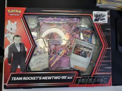 Pokemon TCG: Scarlet & Violet Destined Rivals: Team Rockets Mewtwo EX Box Sealed - Image 1