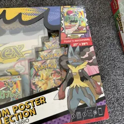 Pokemon Ascended Heroes Lucario Premium Poster Collection | New & Sealed - Image 3