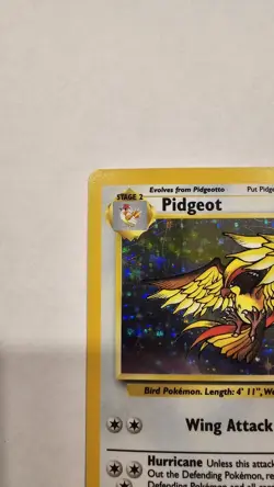 Pidgeot 8/64 LP* Holo Rare Jungle Set Unlimited Edition Pokemon Card 1999 WOTC - Image 2