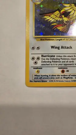 Pidgeot 8/64 LP* Holo Rare Jungle Set Unlimited Edition Pokemon Card 1999 WOTC - Image 5