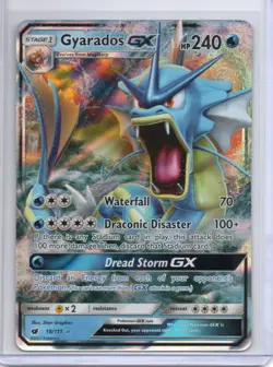 Pokemon SM - Crimson Invasion Gyarados GX #18/111 Ultra Rare,Holo - Image 1
