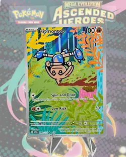 Hitmontop 240/217 Me: Ascended Heroes Holo Free Shipping Pokemon TCG NM - Image 1