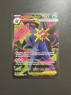 Mega Starmie ex 102/088 ME Perfect Order Holo Full Art Ultra Rare Pokemon NM-MT - Image 1