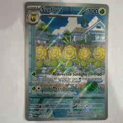 Pokemon Sunflora 169/167 Sv06: Twilight Masquerade Holo 100 HP Stage 1 Illustra… - Image 1