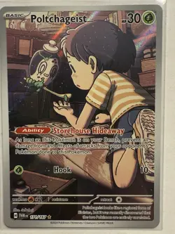 Poltchageist Pokemon TCG Scarlet & Violet Twilight Masquerade Holo Card 171/167 - Image 1