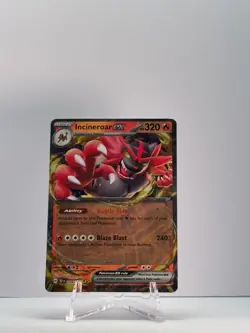 INCINEROAR EX 034/162 DOUBLE RARE TEMPORAL FORCES POKEMON NEAR MINT - Image 1