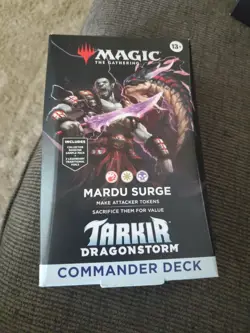 Magic The Gathering Tarkir Dragonstorm Mardu Surge Commander Deck SealedUgly Box - Image 1