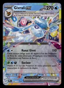 Carte Pokemon Givrali ex 026/131 EV8.5 Evolutions Prismatiques FR - Image 1