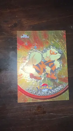 2000 Topps Chrome Pokemon Card ARCANINE #59 - Image 1
