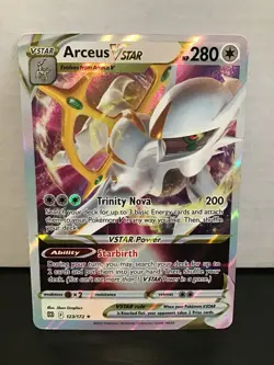 Arceus VSTAR 123/172 Holo Ultra Rare Pokemon Brilliant Stars - Image 1