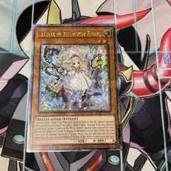 Yugioh Elzette of the White Forest INFO-EN014 Quarter Century Rare 1st Ed NM - Image 1